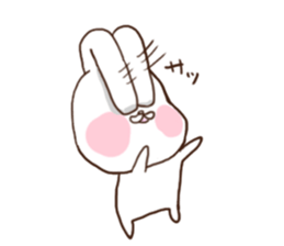 rabbit of johnny sticker #9380129