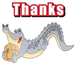 The Dandy Crocodile sticker #9380823