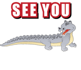 The Dandy Crocodile sticker #9380824