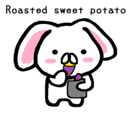 Winter of lop-eared rabbit TAREMIN ! sticker #9381360