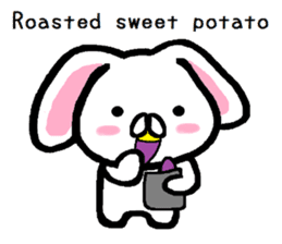 Winter of lop-eared rabbit TAREMIN ! sticker #9381360