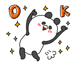 The smile of panda sticker #9381954