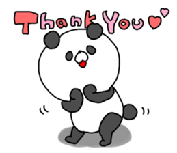 The smile of panda sticker #9381956