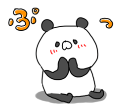 The smile of panda sticker #9381964