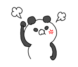 The smile of panda sticker #9381965