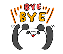 The smile of panda sticker #9381983