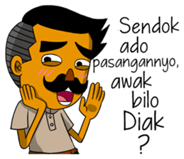 Minang Gombal sticker #9382446