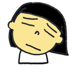 Bobbed daughter of word stickers sticker #9382820