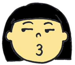 Bobbed daughter of word stickers sticker #9382822