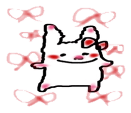 ribbonrabbit sticker #9383024