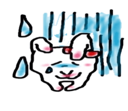 ribbonrabbit sticker #9383028