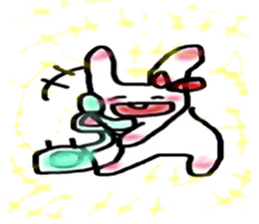 ribbonrabbit sticker #9383031