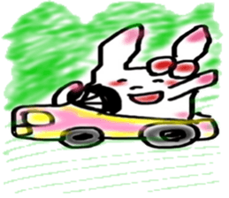 ribbonrabbit sticker #9383033