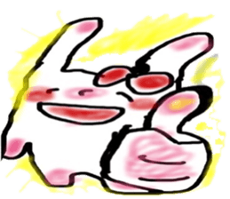 ribbonrabbit sticker #9383034