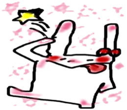 ribbonrabbit sticker #9383035