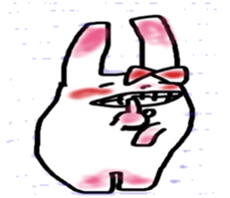 ribbonrabbit sticker #9383041