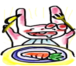 ribbonrabbit sticker #9383044