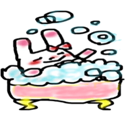ribbonrabbit sticker #9383046
