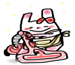 ribbonrabbit sticker #9383048