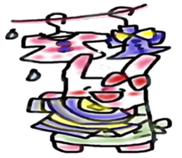 ribbonrabbit sticker #9383049