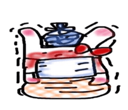 ribbonrabbit sticker #9383051