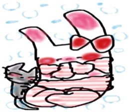 ribbonrabbit sticker #9383053