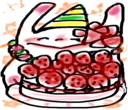 ribbonrabbit sticker #9383055