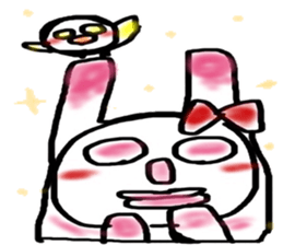 ribbonrabbit sticker #9383057