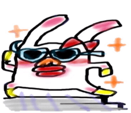 ribbonrabbit sticker #9383059
