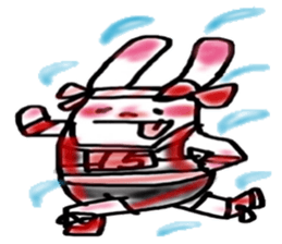 ribbonrabbit sticker #9383061
