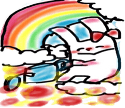 ribbonrabbit sticker #9383062