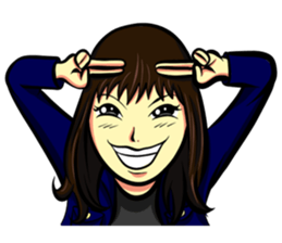 Smiling Happy Noguchi sticker #9384239
