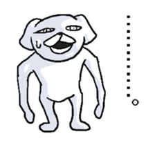 The annoying dog. sticker #9386102