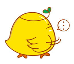 Chick Baby ! Happy-Go-Lucky sticker #9386196