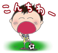 I love soccer boy2 sticker #9386259