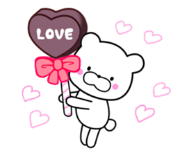 User friendly good mood bear sticker #9386266