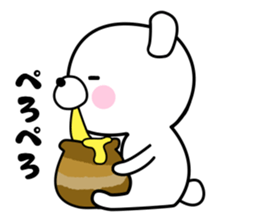 User friendly good mood bear sticker #9386282