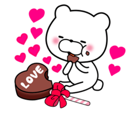 User friendly good mood bear sticker #9386287