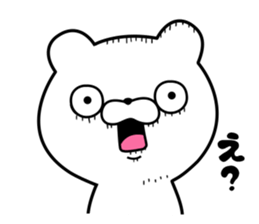 User friendly good mood bear sticker #9386291