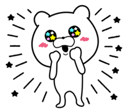 User friendly good mood bear sticker #9386297