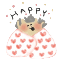 The hedgehog which is wrapped