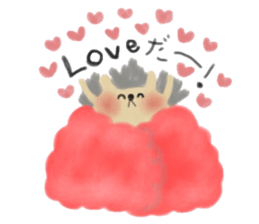 The hedgehog which is wrapped sticker #9386350