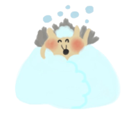 The hedgehog which is wrapped sticker #9386351