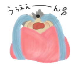 The hedgehog which is wrapped sticker #9386363