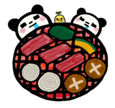 Panta and Panmi 3 (Food series) sticker #9386398