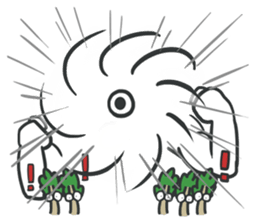 Life is struggle - good weather sticker #9387018