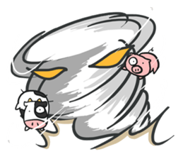 Life is struggle - good weather sticker #9387019