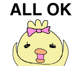 Chick of JAPAN sticker #9387091