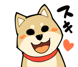 Shiba Inu dog man sticker #9387104