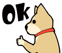 Shiba Inu dog man sticker #9387107